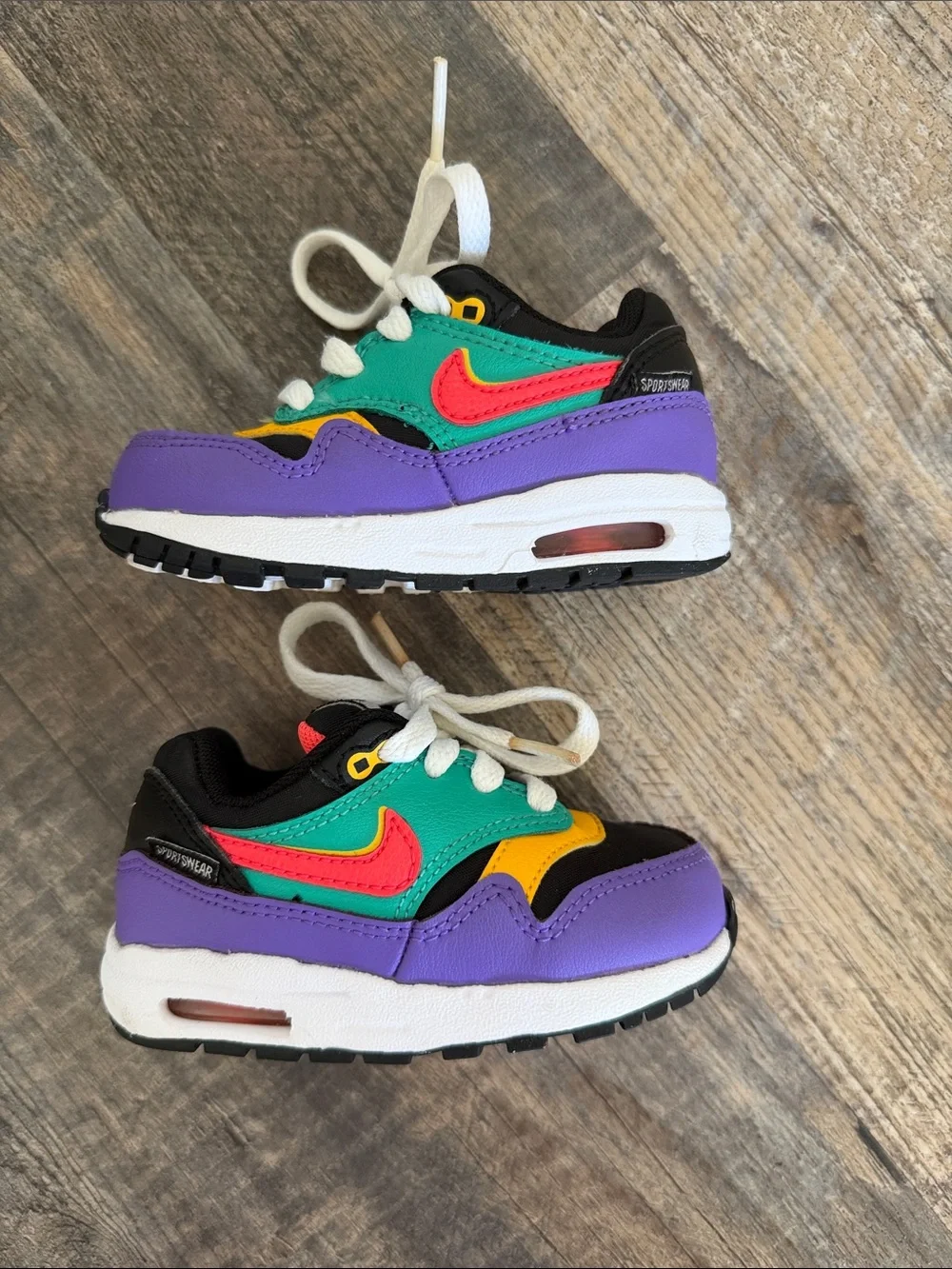 Nike Toddler Size 5C Air Max 1 Game Change Multicolor Sneaker CJ6959-001 •2019